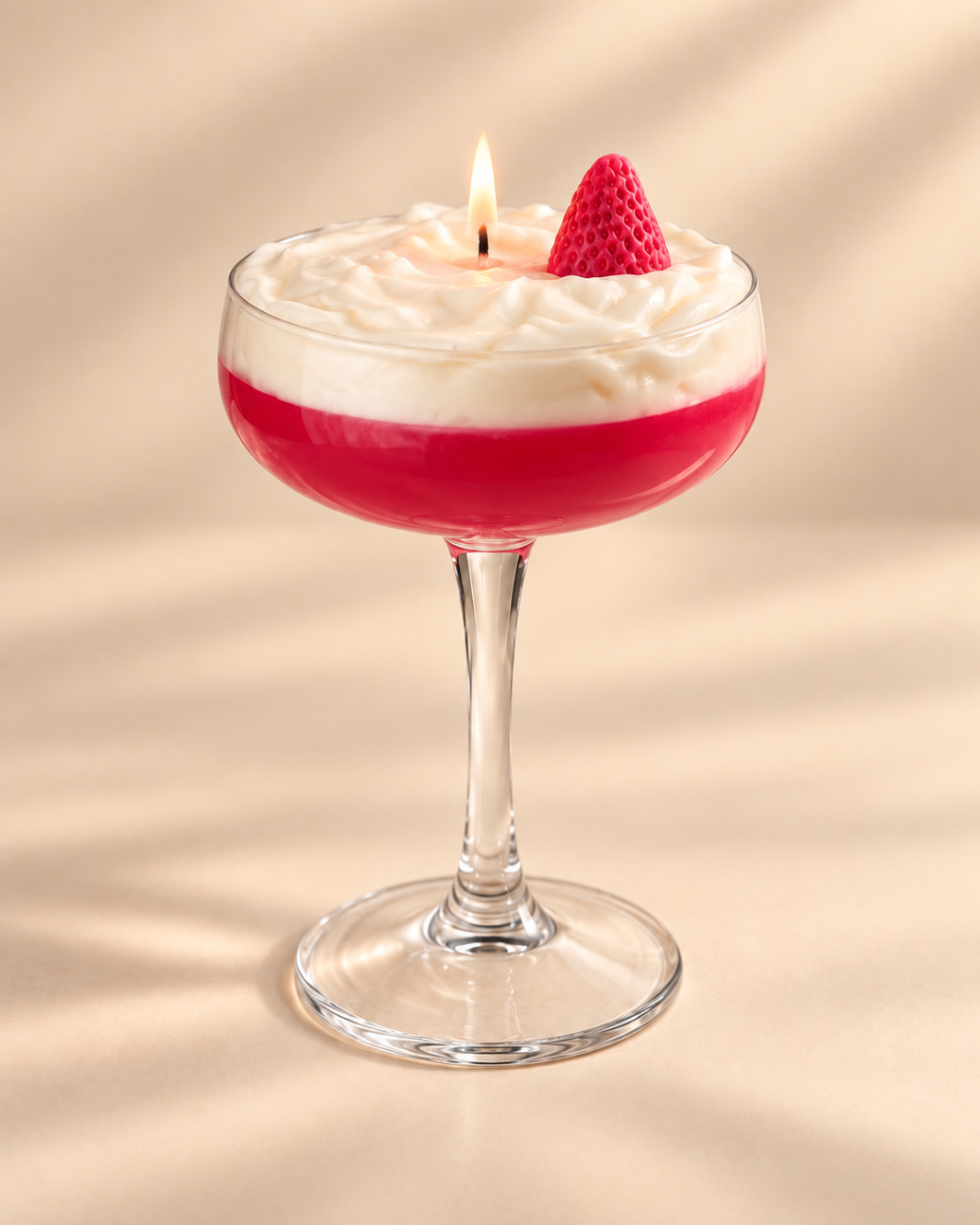 Pink Cocktail Candle